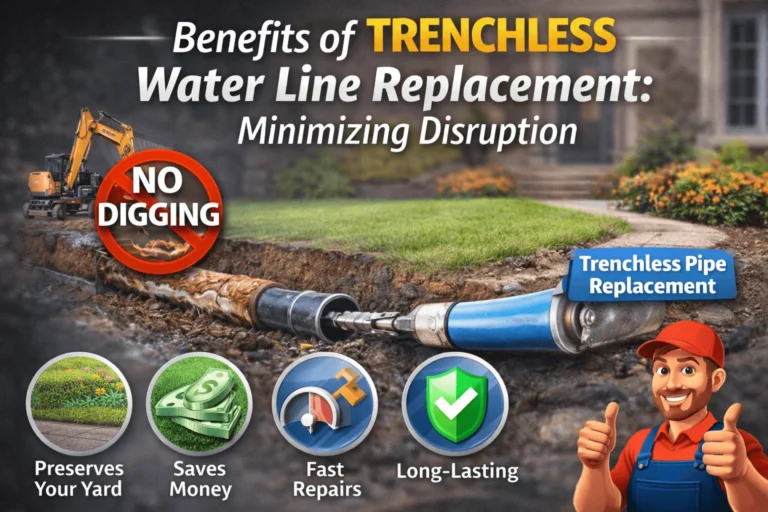 Benefits of Trenchless Water Line Replacement: Minimizing Disruption