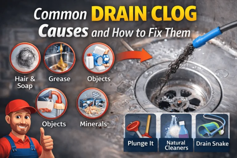 Common Drain Clog Causes and How to Fix Them