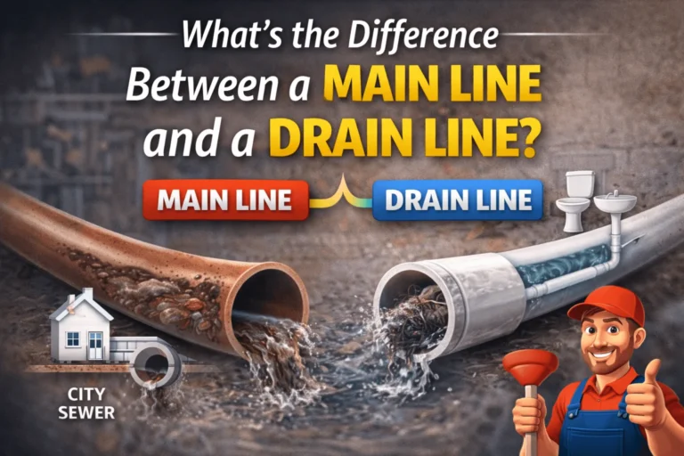 What’s the Difference Between a Main Line and a Drain Line?