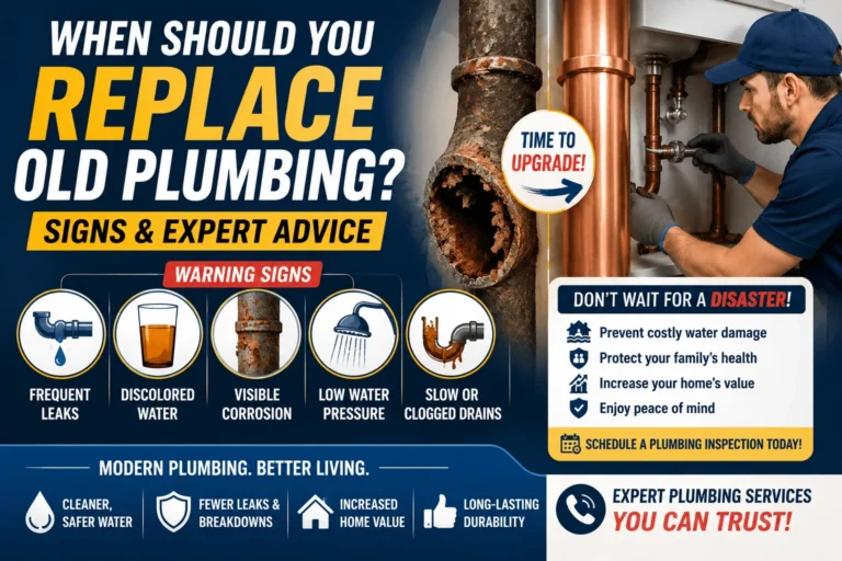 When Should You Replace Old Plumbing? Signs & Expert Advice